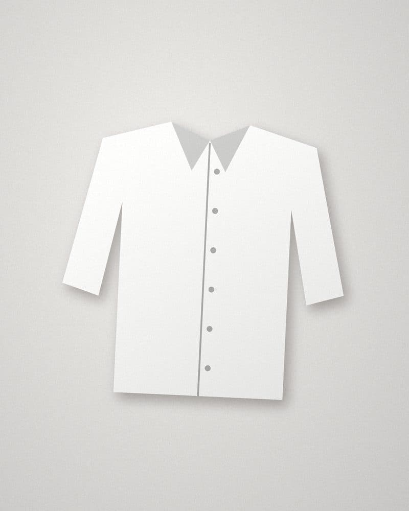 Non-iron white shirt