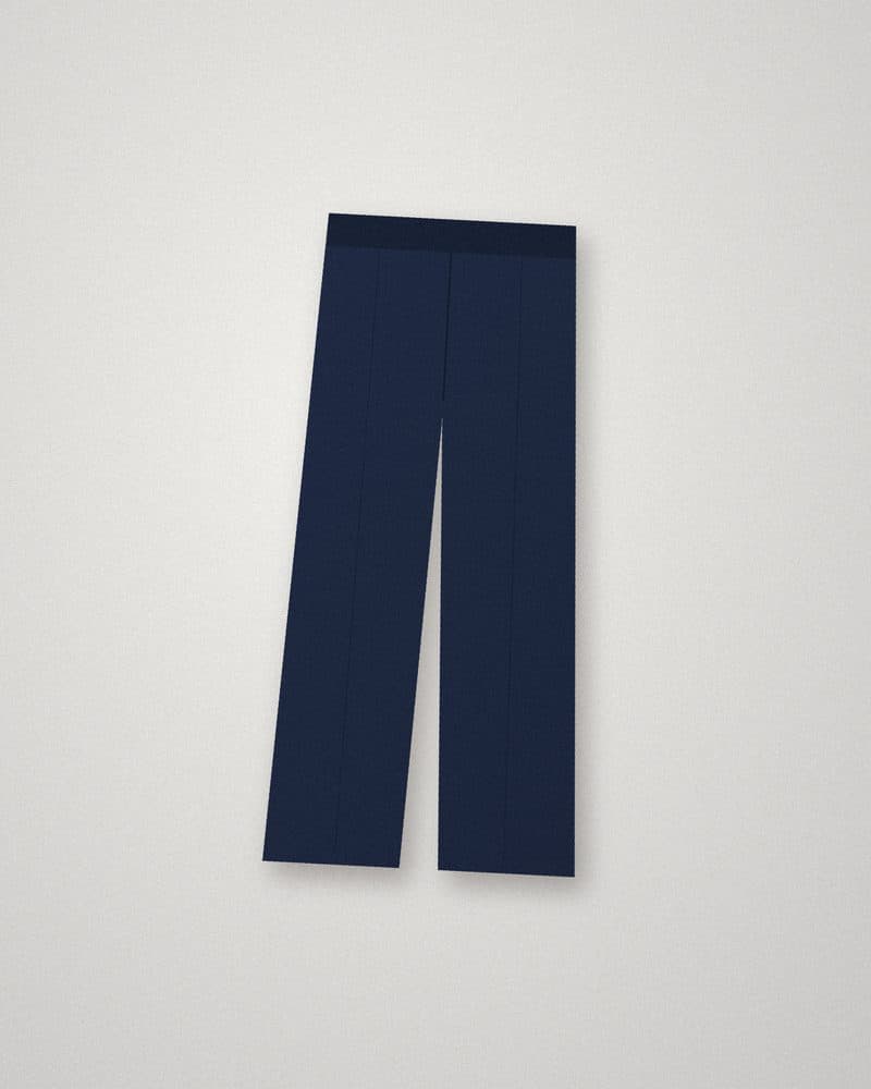 Navy suit trousers