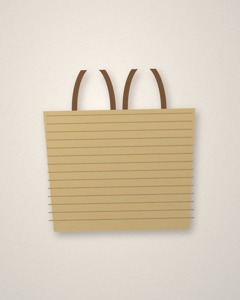 Raffia tote
