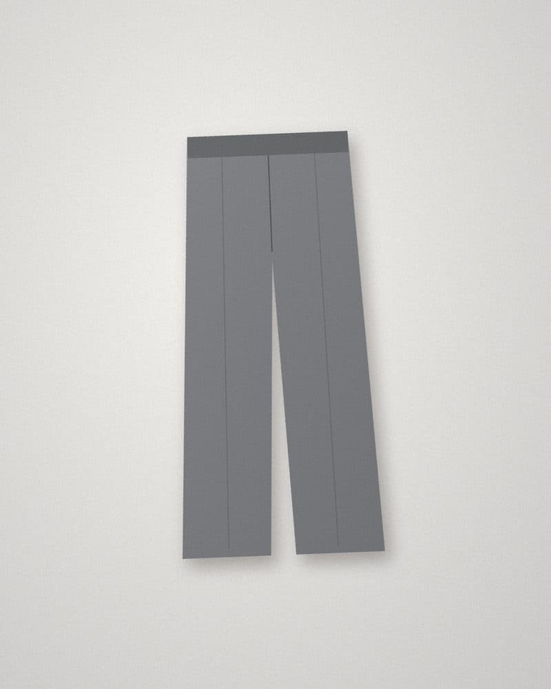 Wool-blend trousers