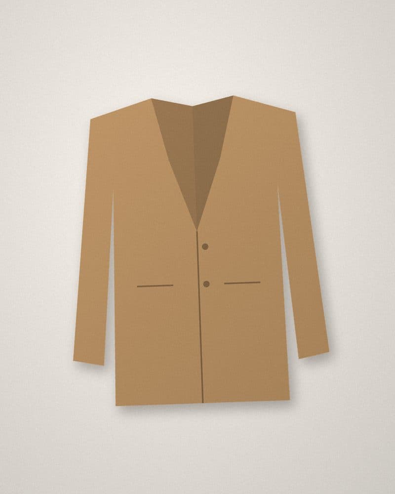 Camel blazer