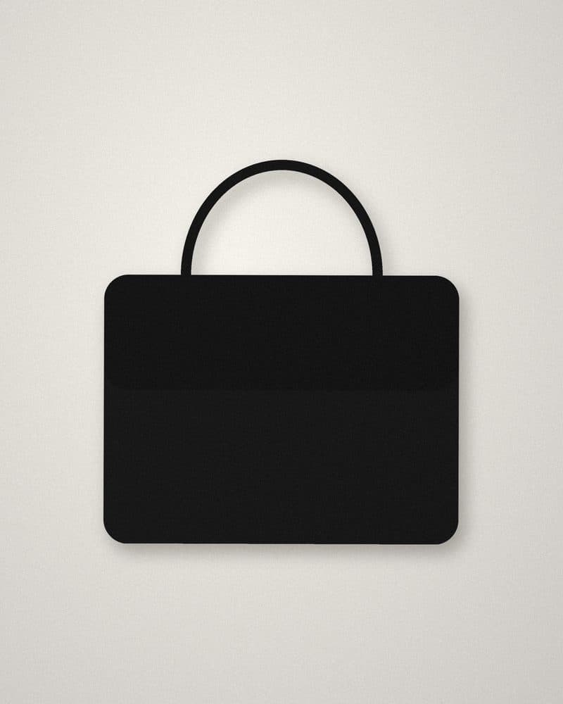 Structured leather bag