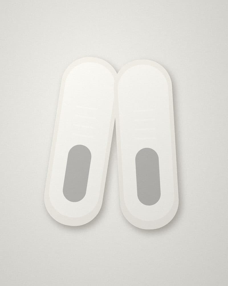 White leather sneakers