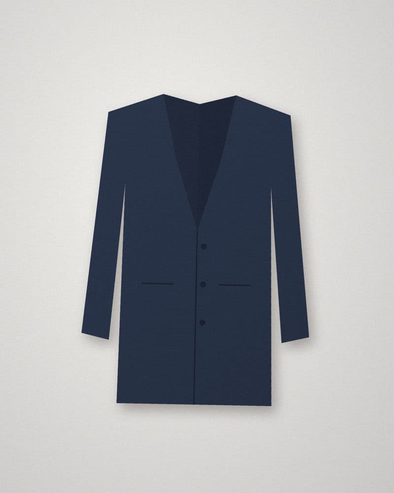 Wool-blend overshirt
