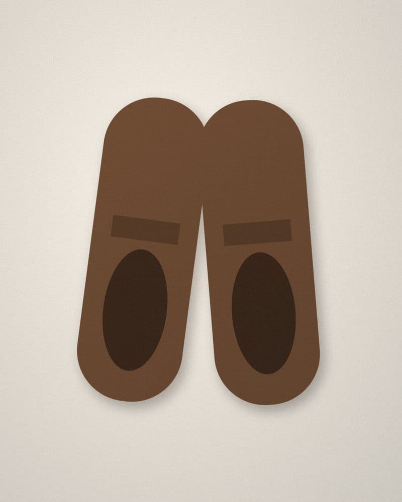 Suede penny loafers