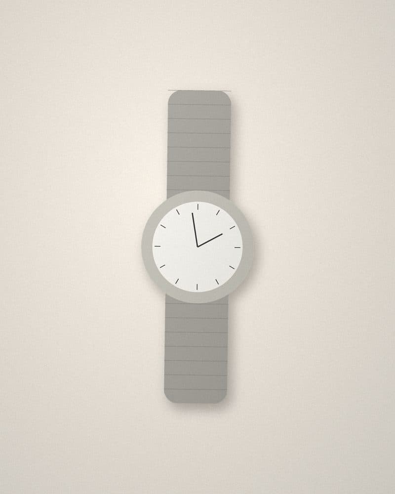 Steel dress watch