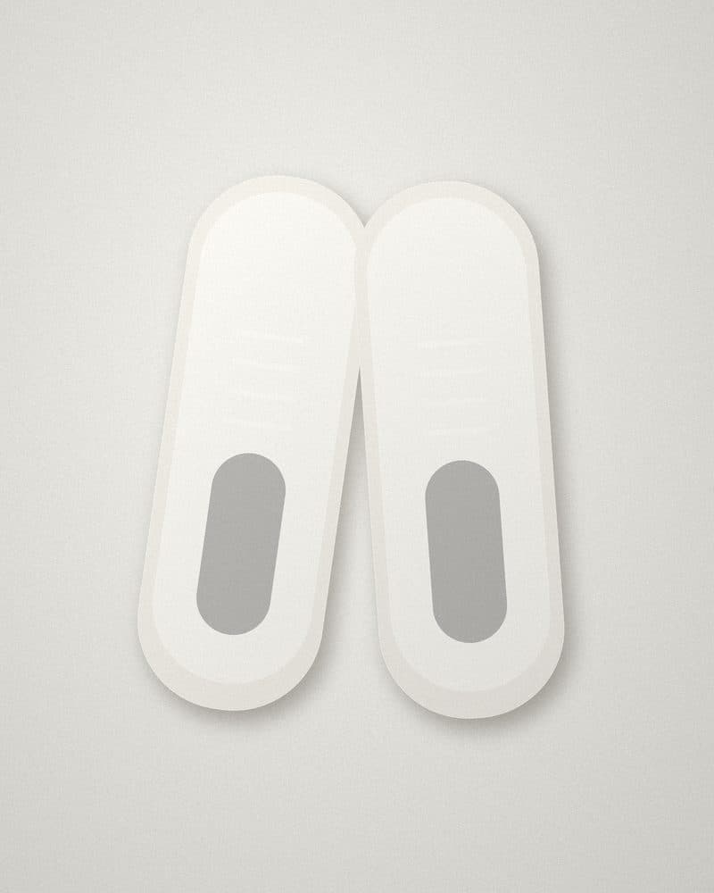 White leather sneakers